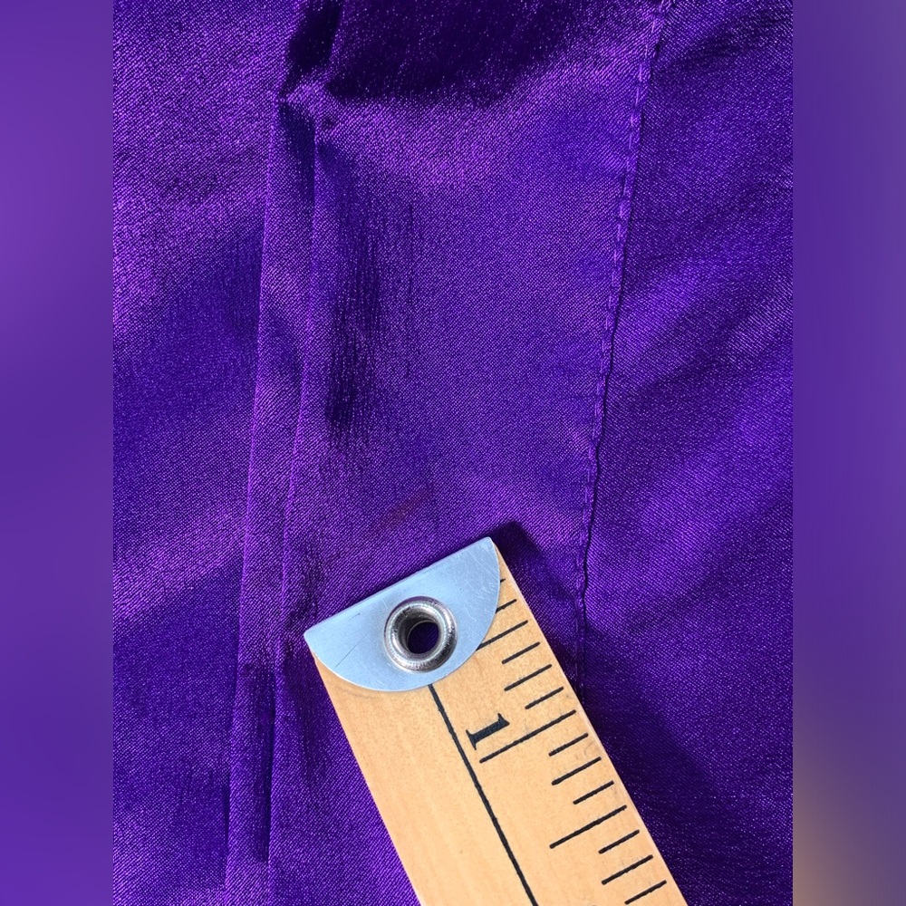 Victoria's Secret Vibrant Purple Satin Shirt - Picture 12 of 16